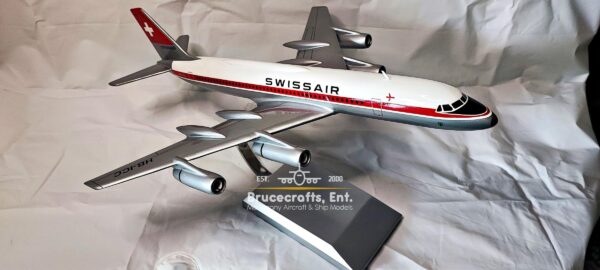 Convair 990A Coronado Swissairwith detailed craftsmanship.